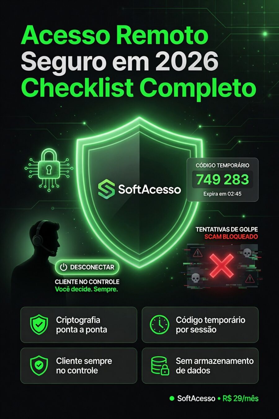 Acesso remoto seguro: o que verificar antes de conectar